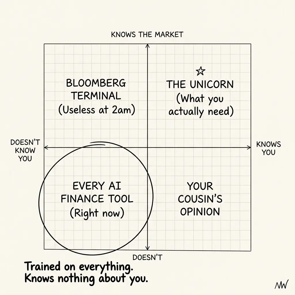 AI Knows the Market. It Doesn't Know You.