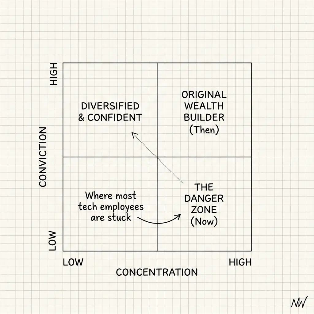 Concentrated Tech Equity: The Diversification Decision (With Math)