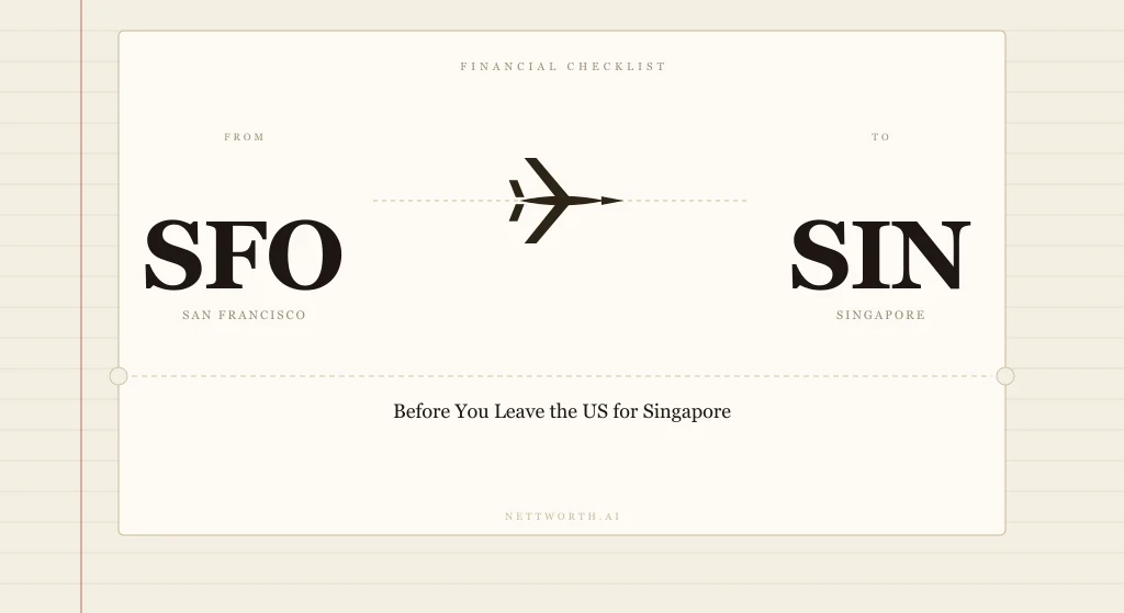 Before You Leave the US for Singapore: What FEIE Doesn't Cover and What You Need to Do