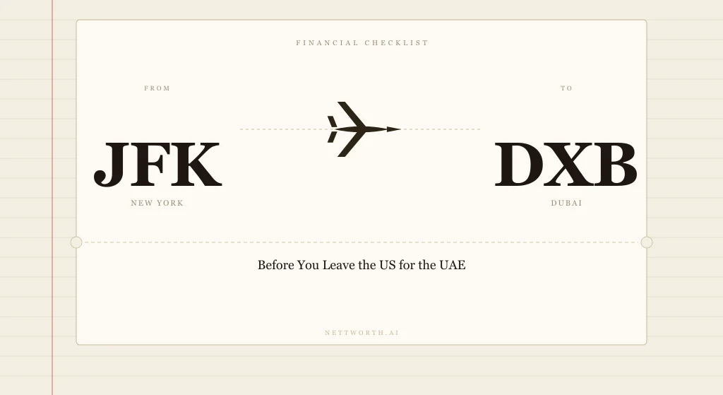 Before You Leave the US for the UAE: You Still Pay US Taxes (Here's What to Do About It)