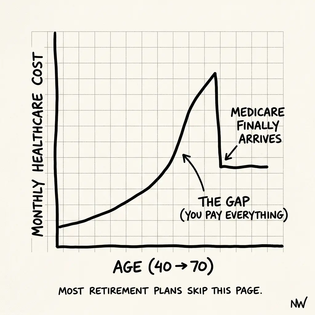 The Healthcare Horizon: Real Costs for Early Retirees (Ages 40–65)