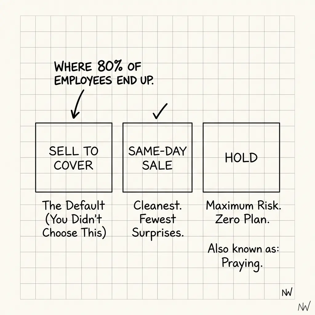 RSU Disposition: Sell to Cover vs. Same-Day Sale