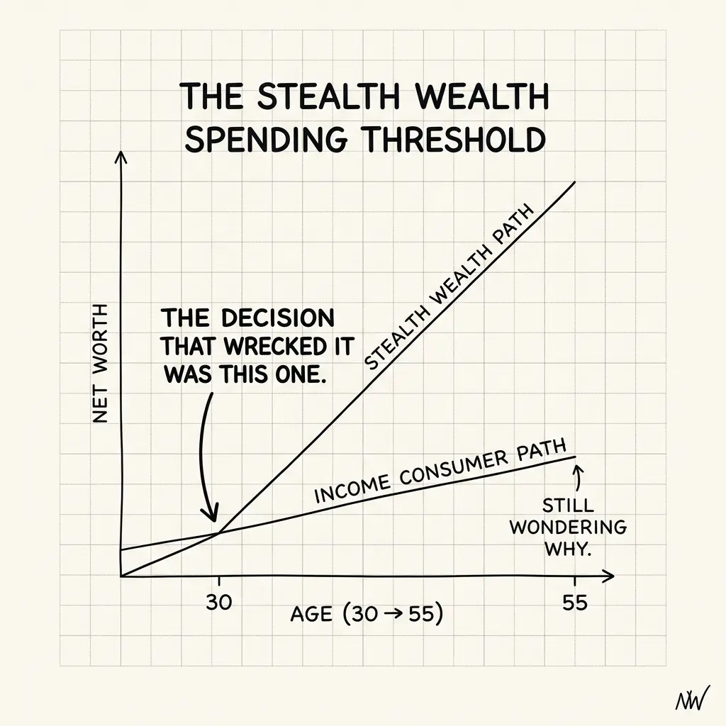 Stealth Wealth Threshold: Spending Levels That Stall Wealth
