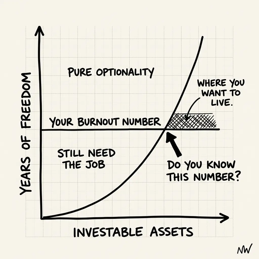 The Burnout Number: Calculating the Price of Your Freedom