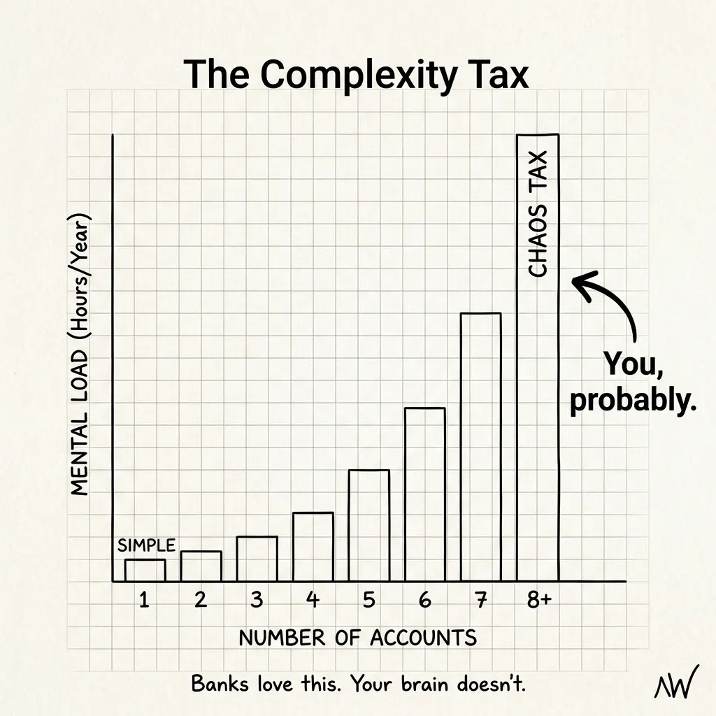 Complexity Tax: Cost of Managing Multiple Accounts