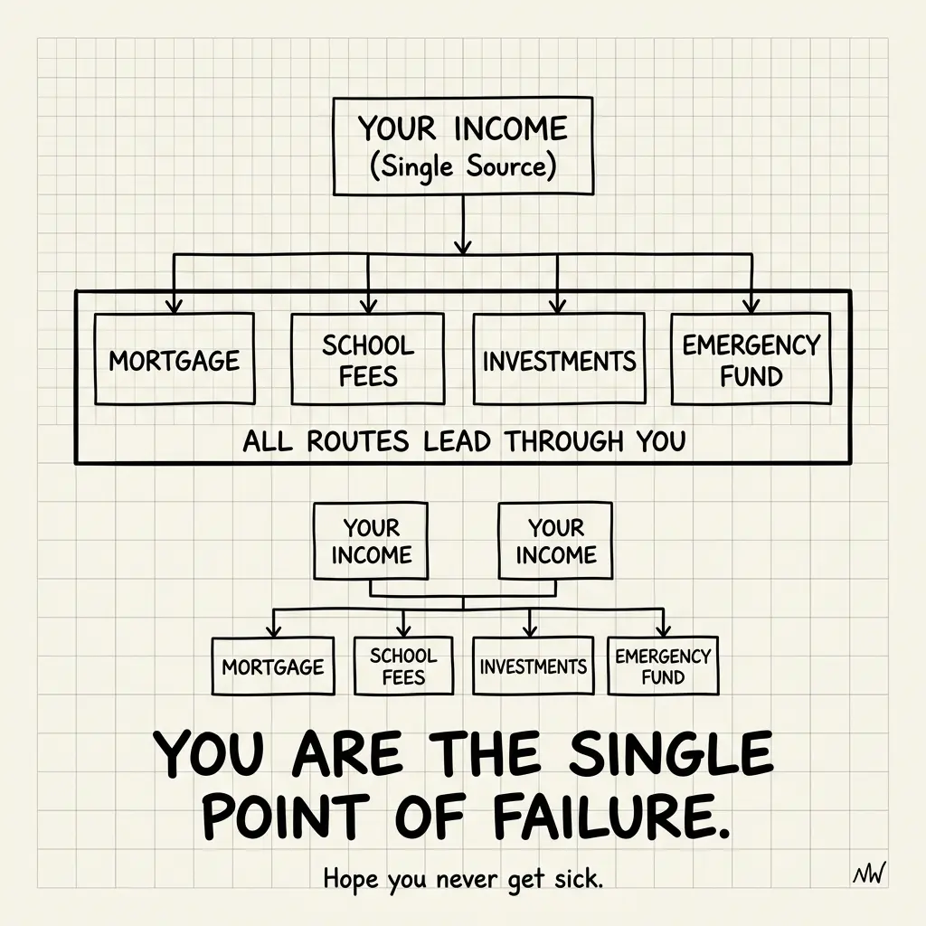 The Widow's Cashflow: You Are The Single Point of Failure